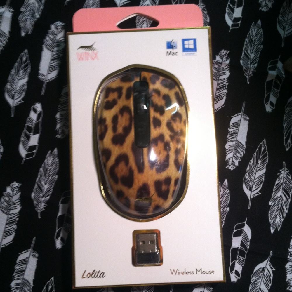 (SCH)  (NWBox ) Leopard Lolita Wireless Mouse